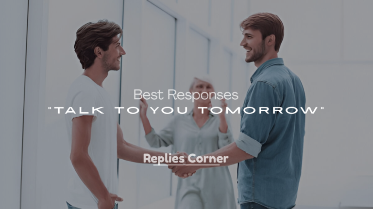 Talk to You Tomorrow